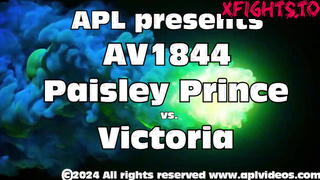APL Competitive and Fetish videos - AV1844 - Paisley Prince vc Victoria Disciplining a black rookie!