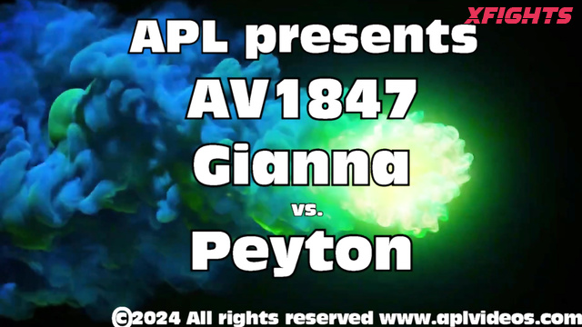 APL Female Wrestling - AV1847 Gianna vs Peyton Physical and erotic domination!