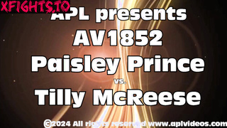 APL Female Wrestling - AV1852 Tilly Mcreese vs Paisley Prince They keep chasing each other!
