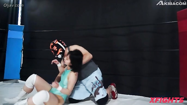 BJPO-03 Female professional wrestler pinch man win 03
