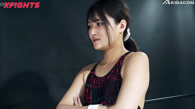 BJPO-03 Female professional wrestler pinch man win 03