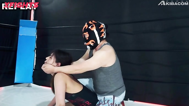 BJPO-03 Female professional wrestler pinch man win 03