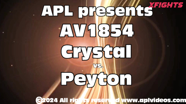 APL Female Wrestling - AV1854 Crystal vs Peyton The rookie didn't deserve this!
