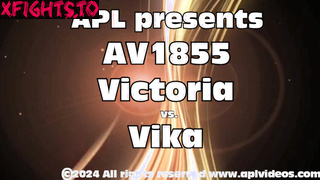 APL Female Wrestling - AV1855 Victoria vs Vika The final score is deceiving!