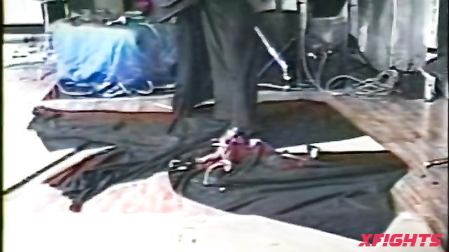 Famous Fem Fight - Vicious Goth Catfight In Garters & Stockings