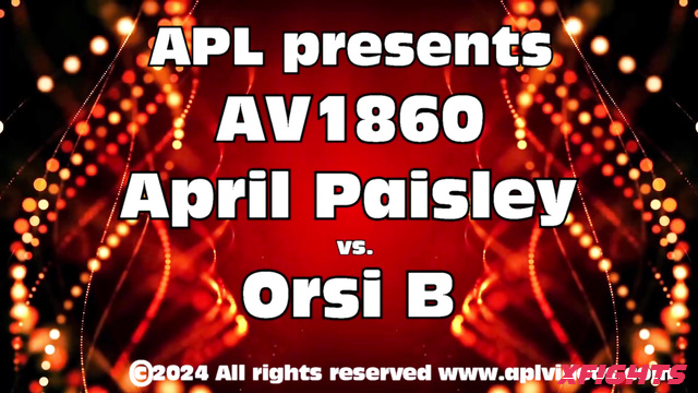 APL Female Wrestling - AV1860 April Paisley vs Orsi B Great holds, in awkward positions!